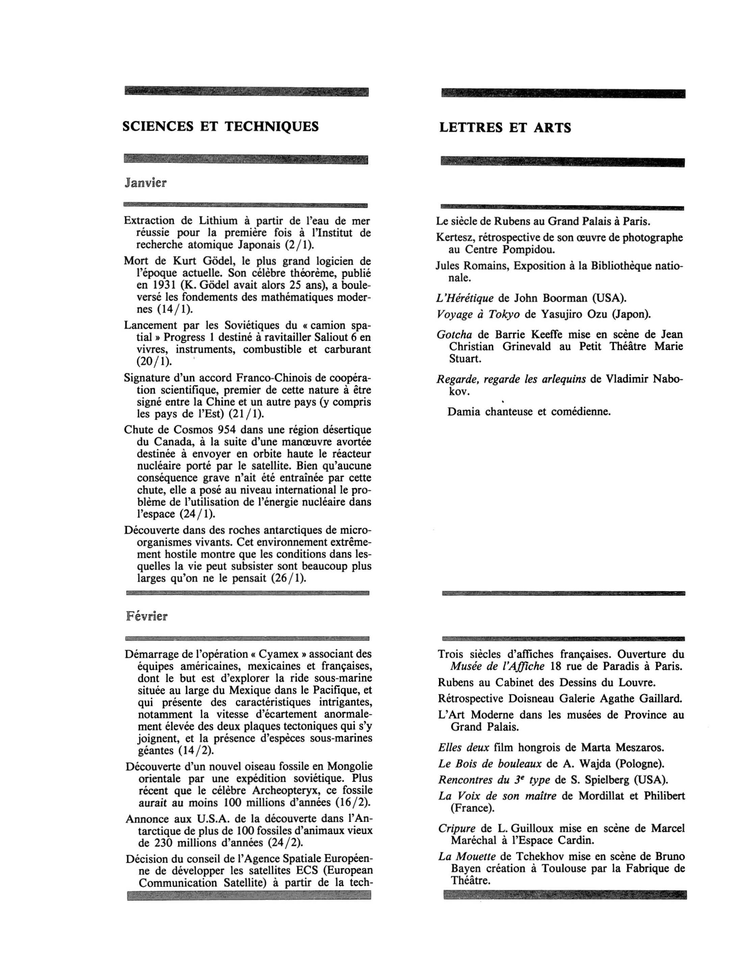 Prévisualisation du document L'année 1978 (chronologie)