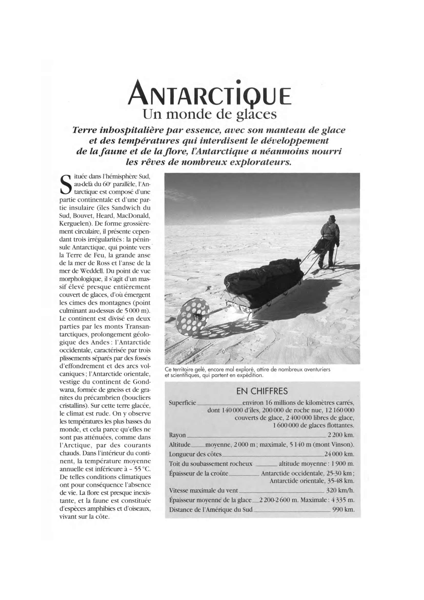 Prévisualisation du document L'Antartique