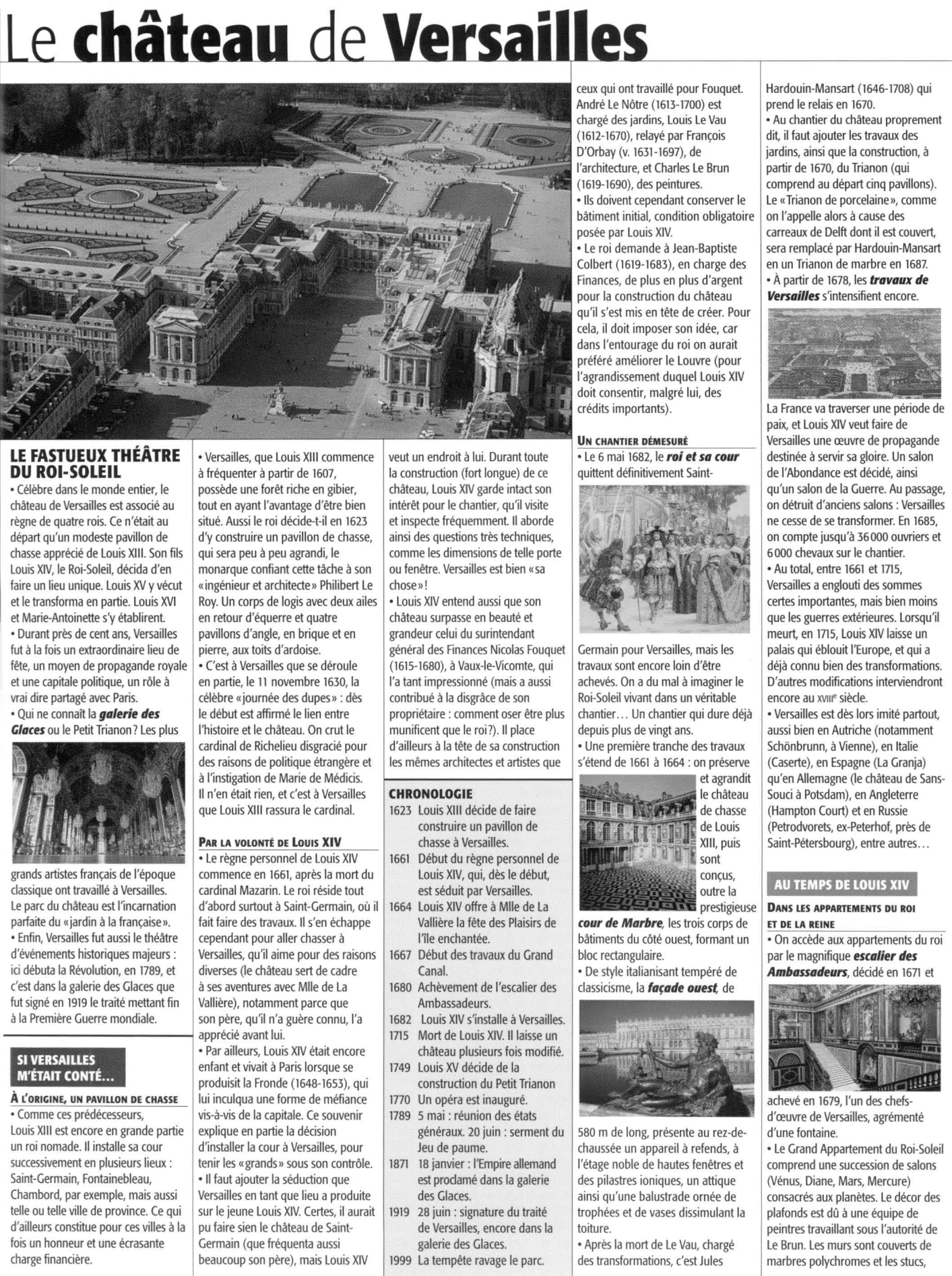 Prévisualisation du document L'architecture classique: Château de Versailles