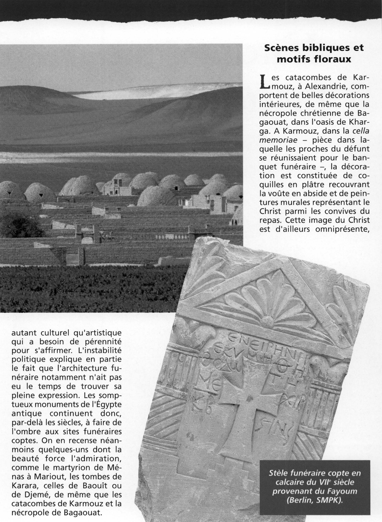 Prévisualisation du document L'architecture funéraire copte