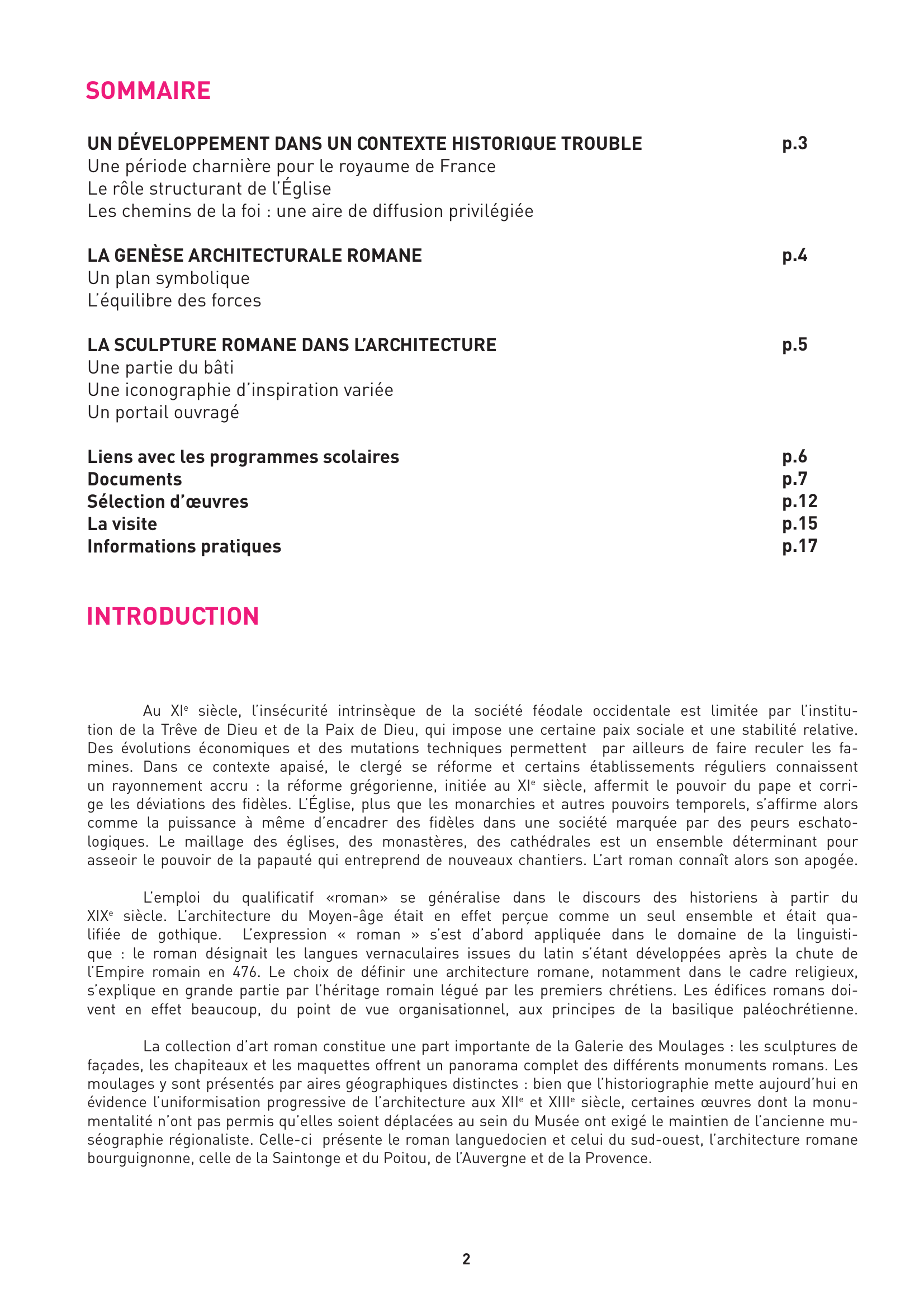 Prévisualisation du document L'ARCHITECTURE ROMANE - Dossier pédagogique
