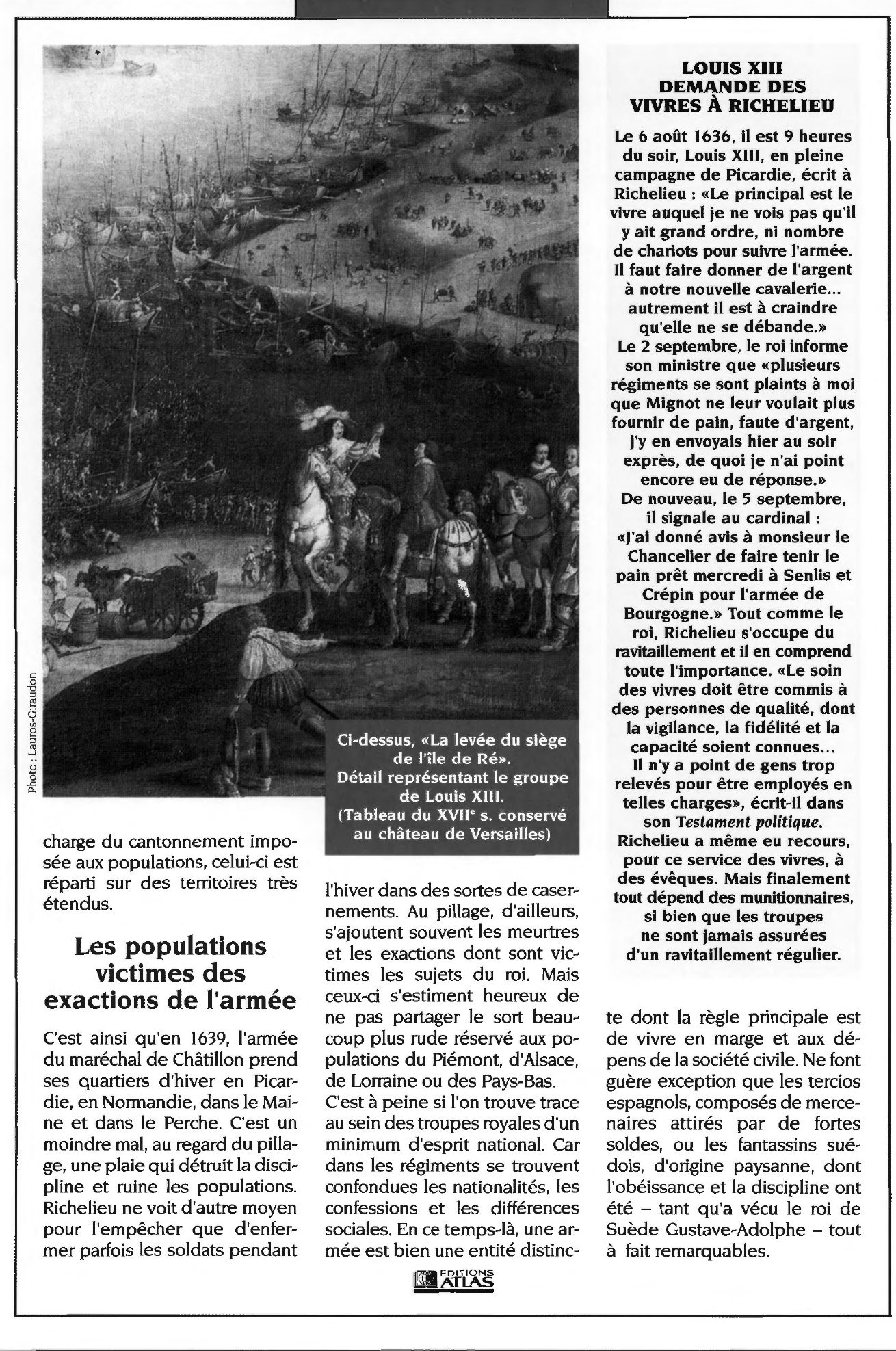 Prévisualisation du document L'armée de Louis XIII pendant la guerre de Trente ans