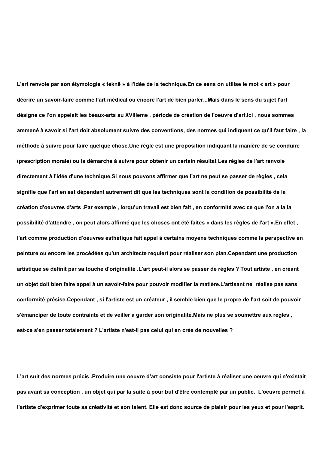 Prévisualisation du document L'art