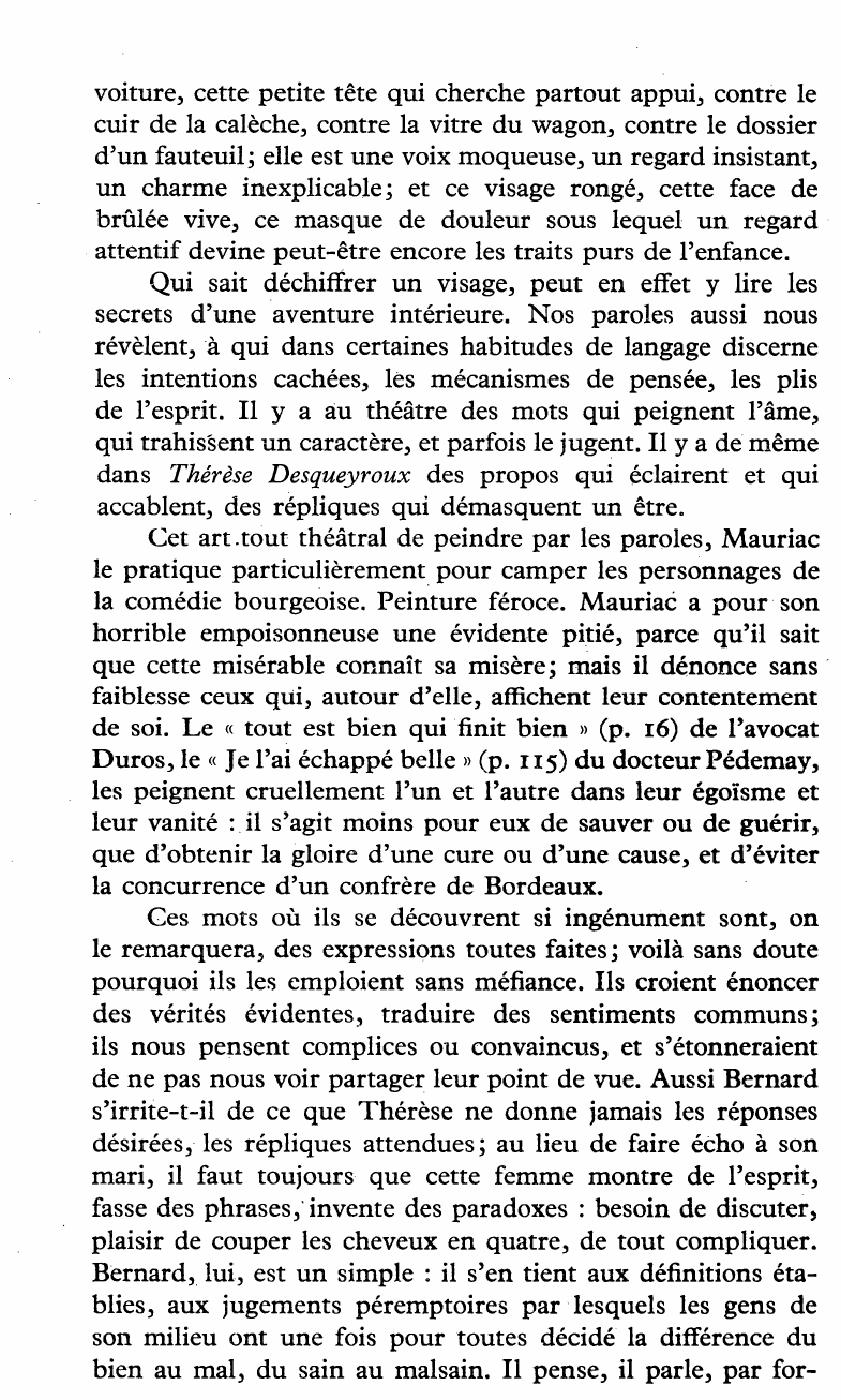 Prévisualisation du document L’art du romancier - THÉRÈSE DESQUEYROUX de MAURIAC