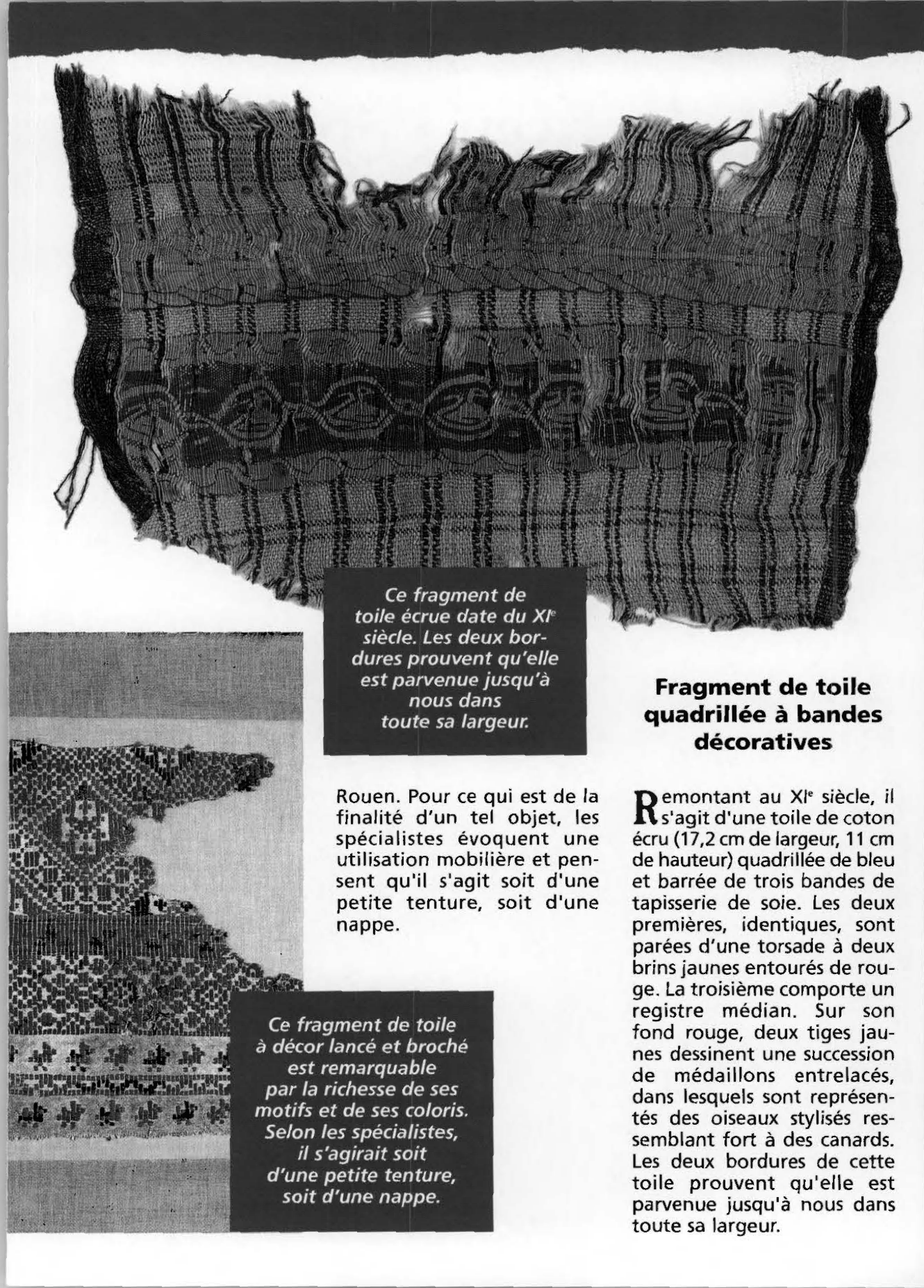 Prévisualisation du document L'art du tissu : époque islamique et reliques