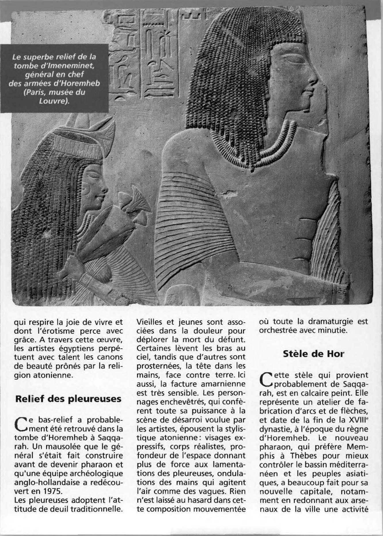 Prévisualisation du document L'art égyptien sous Horemheb