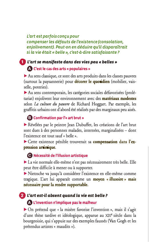 Prévisualisation du document L'art est parfois conçu pour
compenser les défauts de l'existence (consolation,
enjolivement). Peut-on en déduire qu'il disparaîtrait
si ta vie...