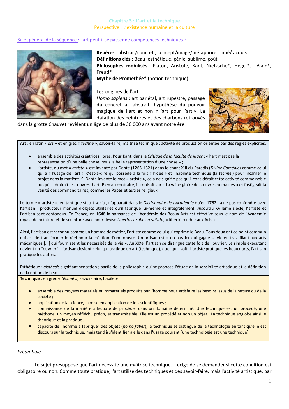 Prévisualisation du document L'art et la technique