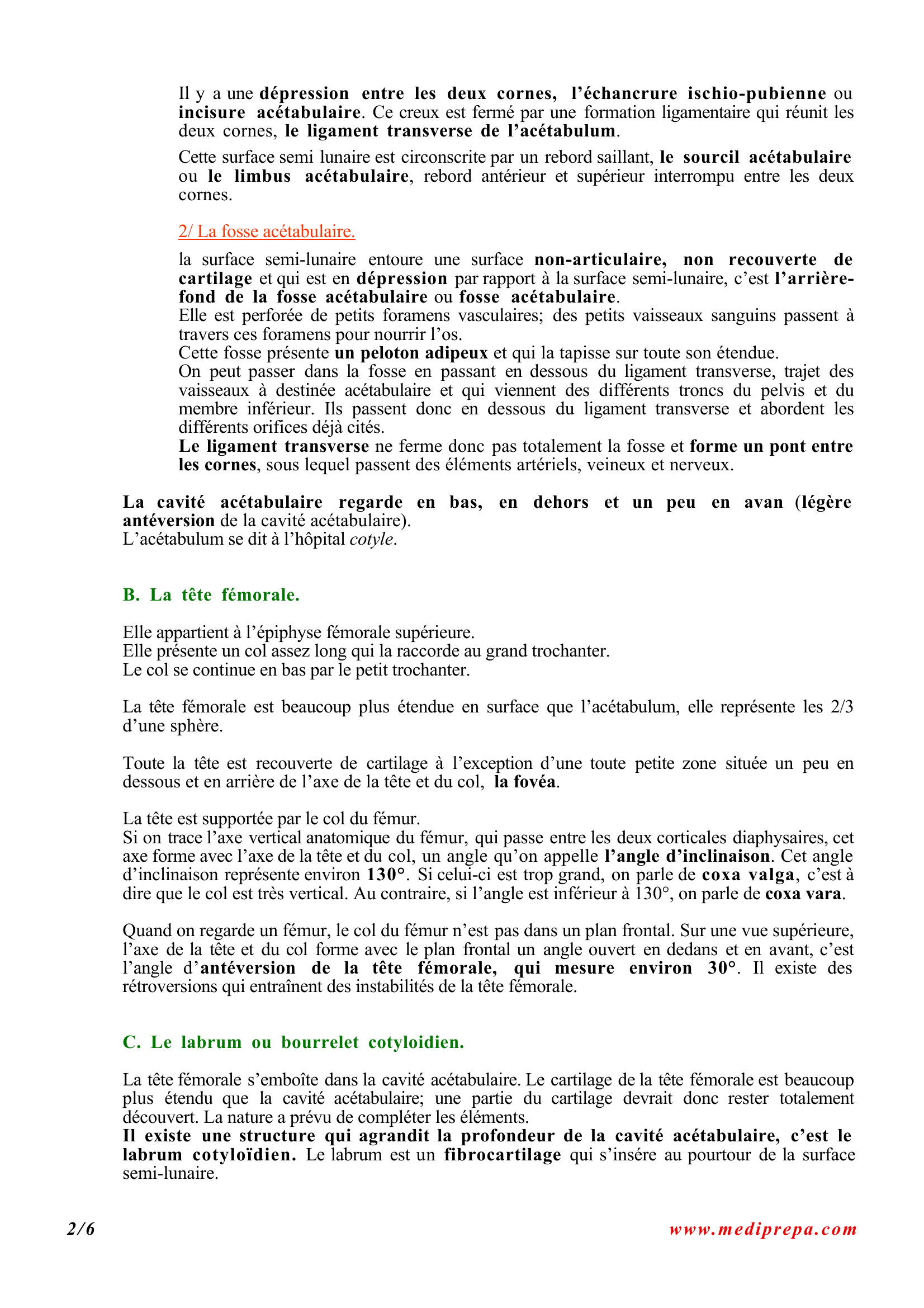 Prévisualisation du document L’ARTICULATION COXO-FEMORALE