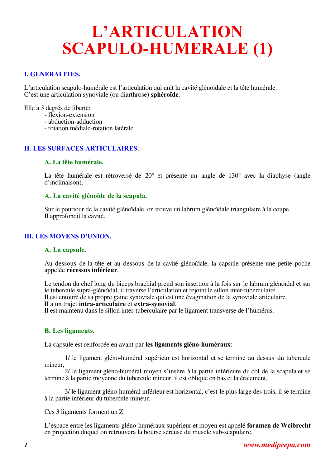 Prévisualisation du document L’ARTICULATIONSCAPULO-HUMERALE (1)I.