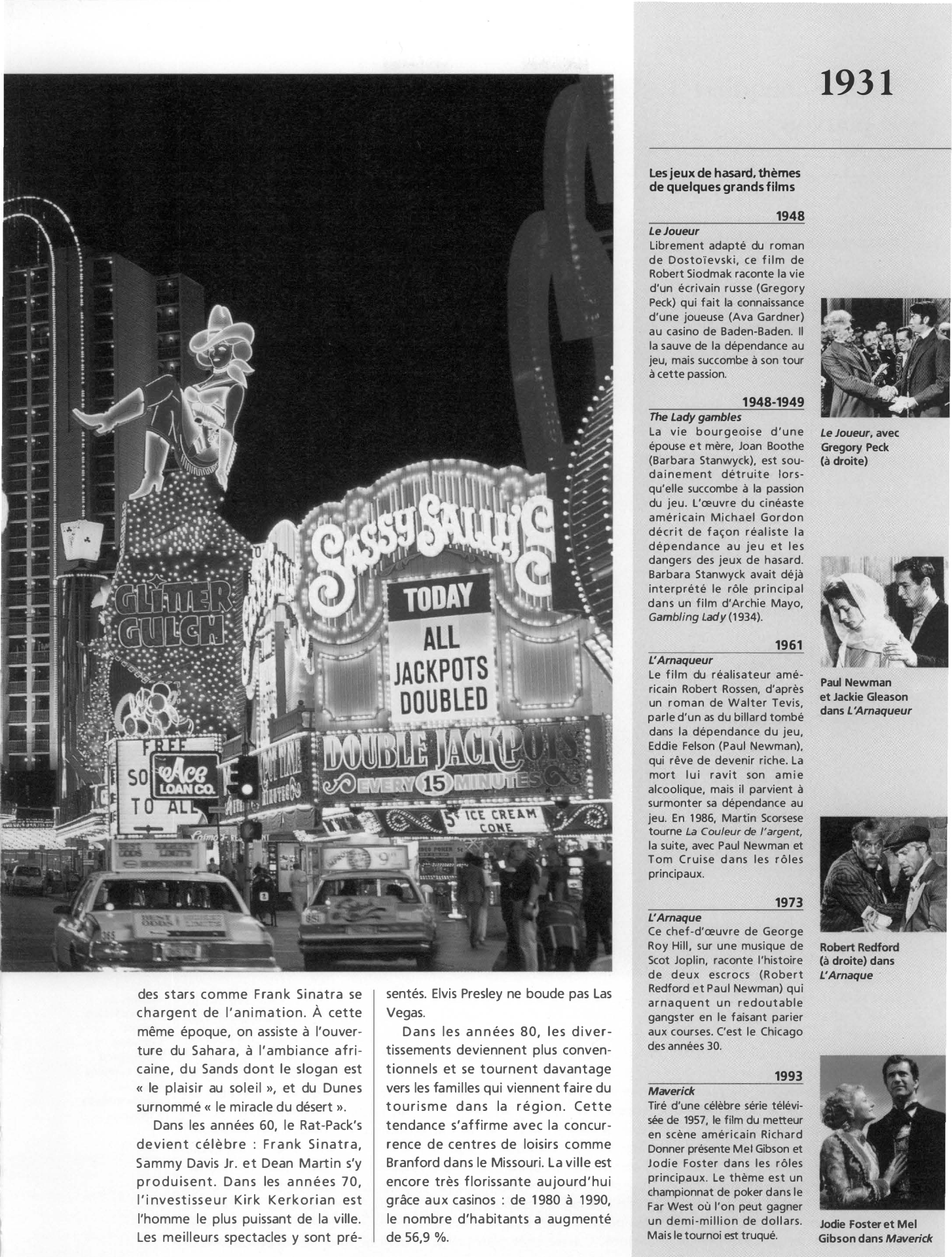 Prévisualisation du document Las Vegas, paradis des joueurs