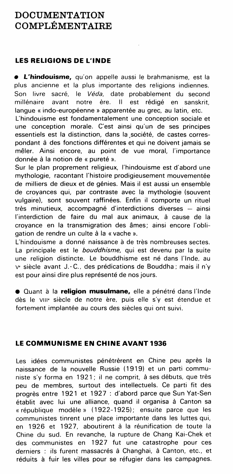 Prévisualisation du document L'ASIE ET L'AFRIQUE DEPUIS 1945 (HISTOIRE)