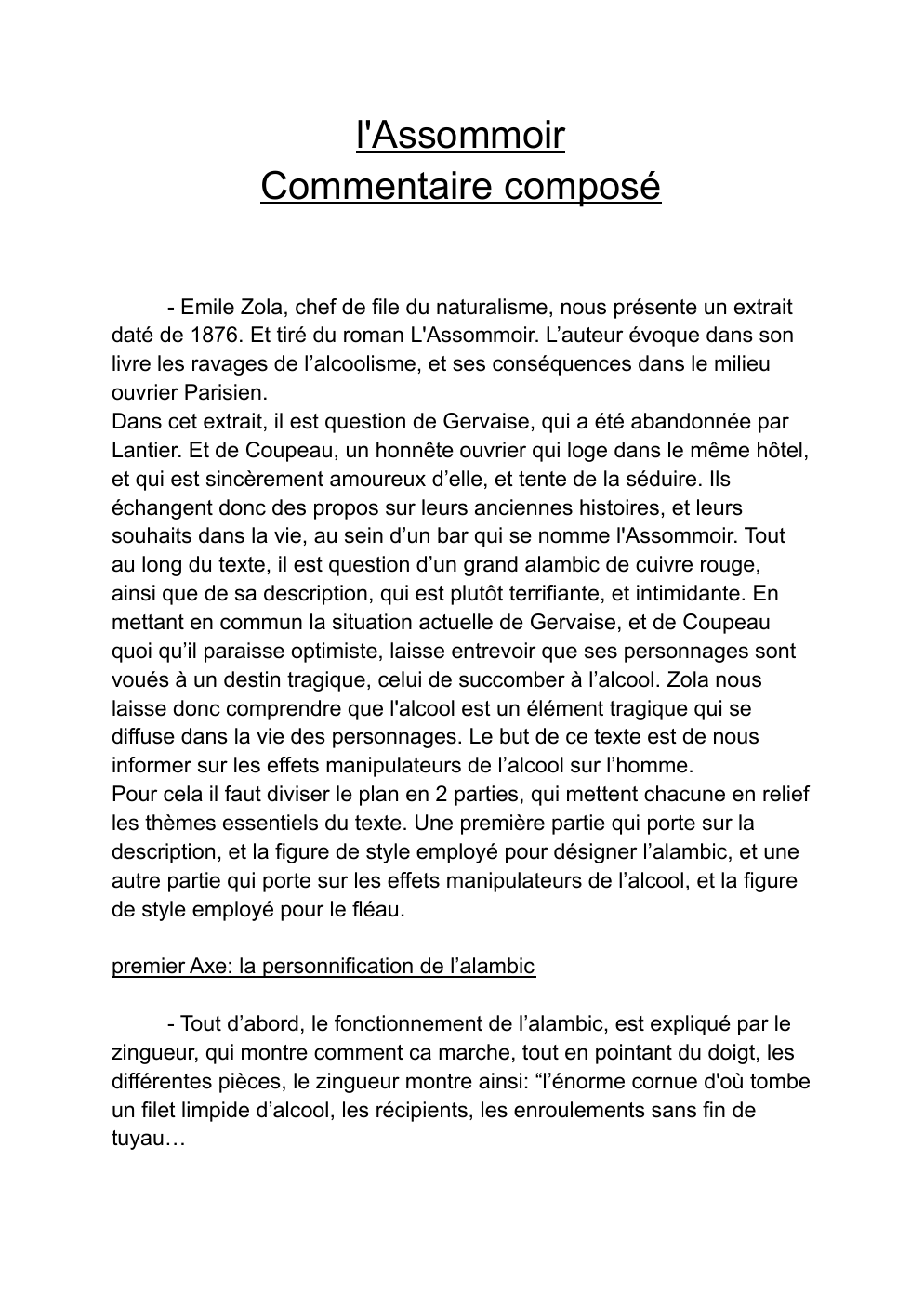 Prévisualisation du document L'Assommoir Émile ZOLA 1876: l'alambic