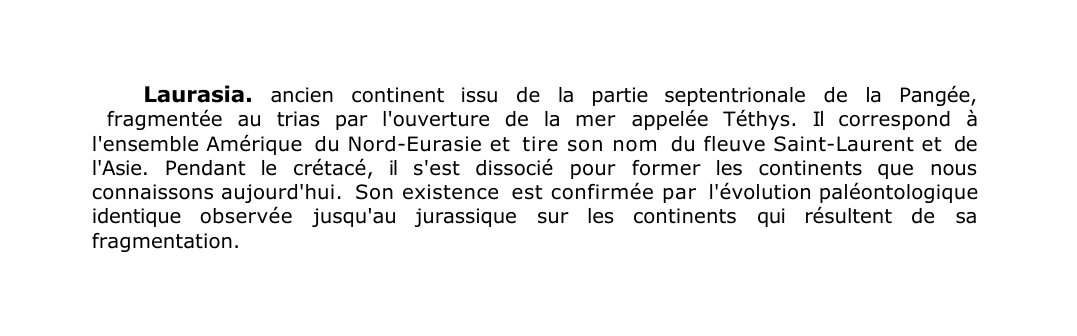 Prévisualisation du document Laurasia.