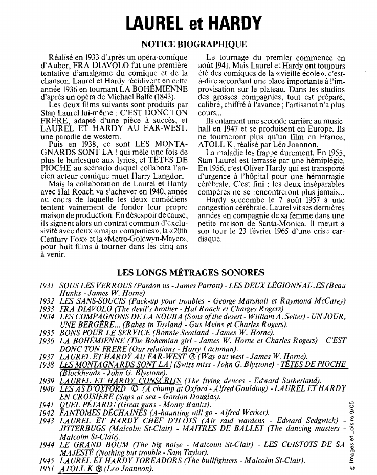 Prévisualisation du document LAUREL et HARDY