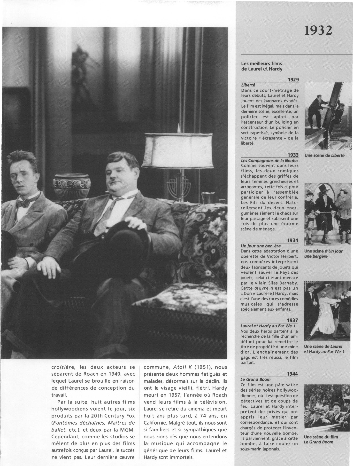 Prévisualisation du document Laurel et Hardy et le cinéma