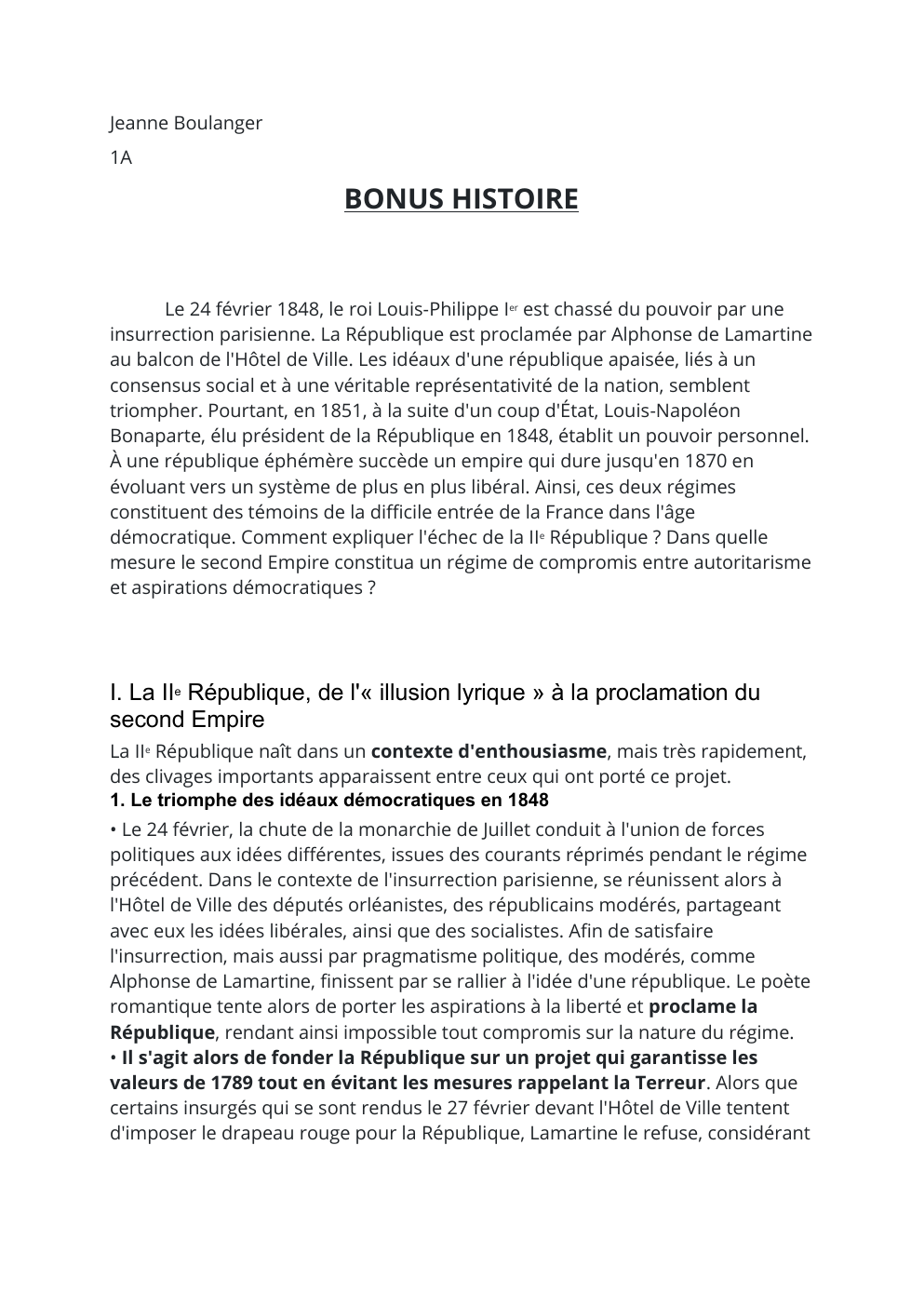 Prévisualisation du document Le 24 février 1848, le roi Louis-Philippe Ier