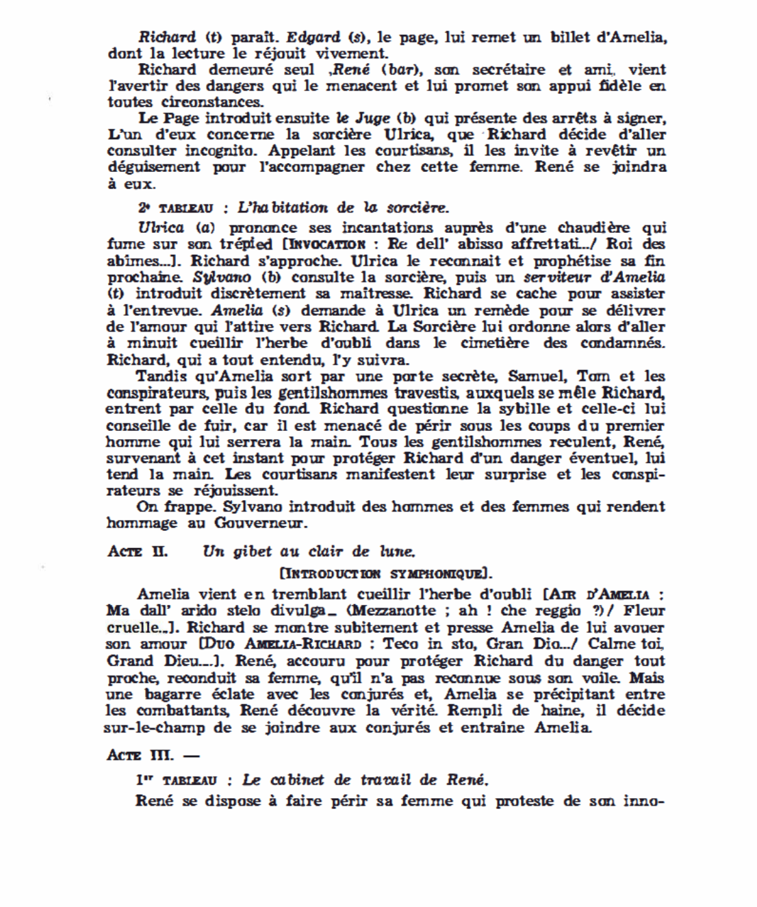 Prévisualisation du document LE BAL MASQUE, de Verdi (résumé & analyse)