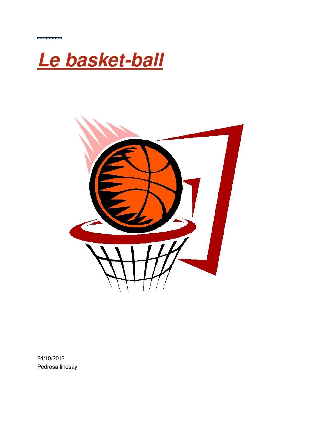 Prévisualisation du document le basket