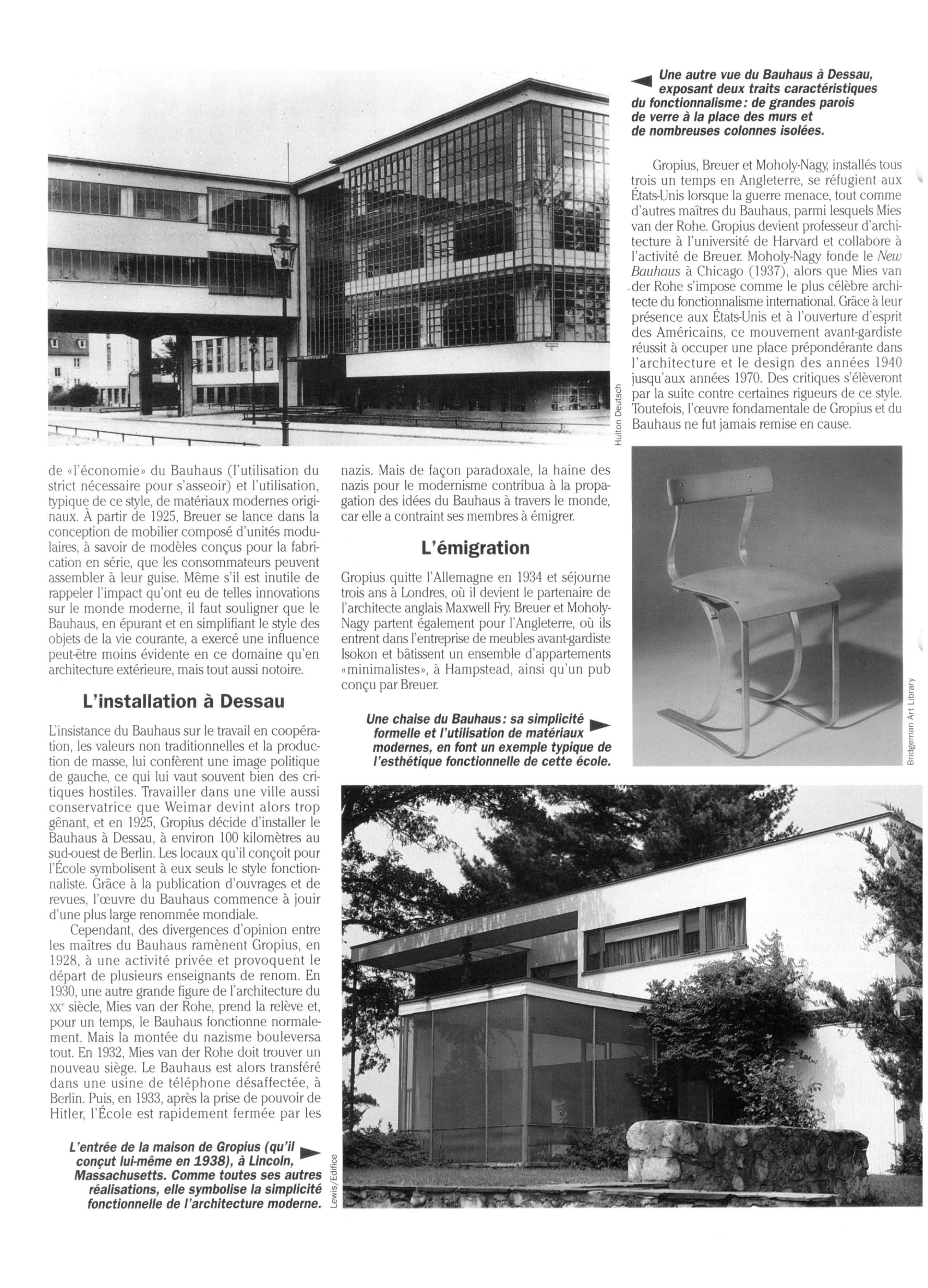 Prévisualisation du document Le Bauhaus