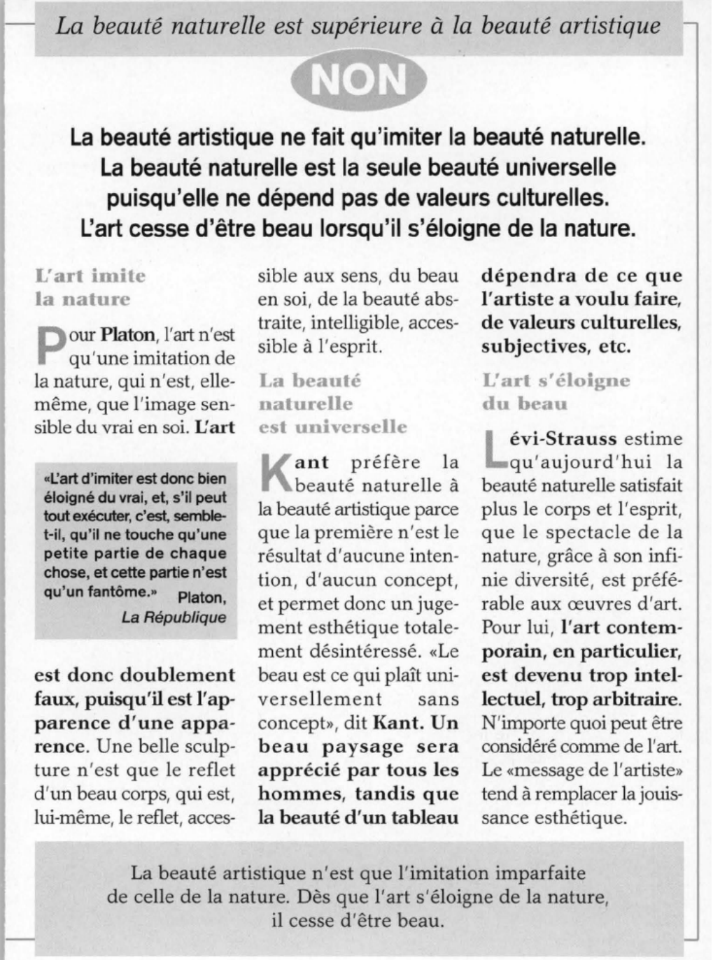 Prévisualisation du document Le beau est-il naturel ou culturel ?