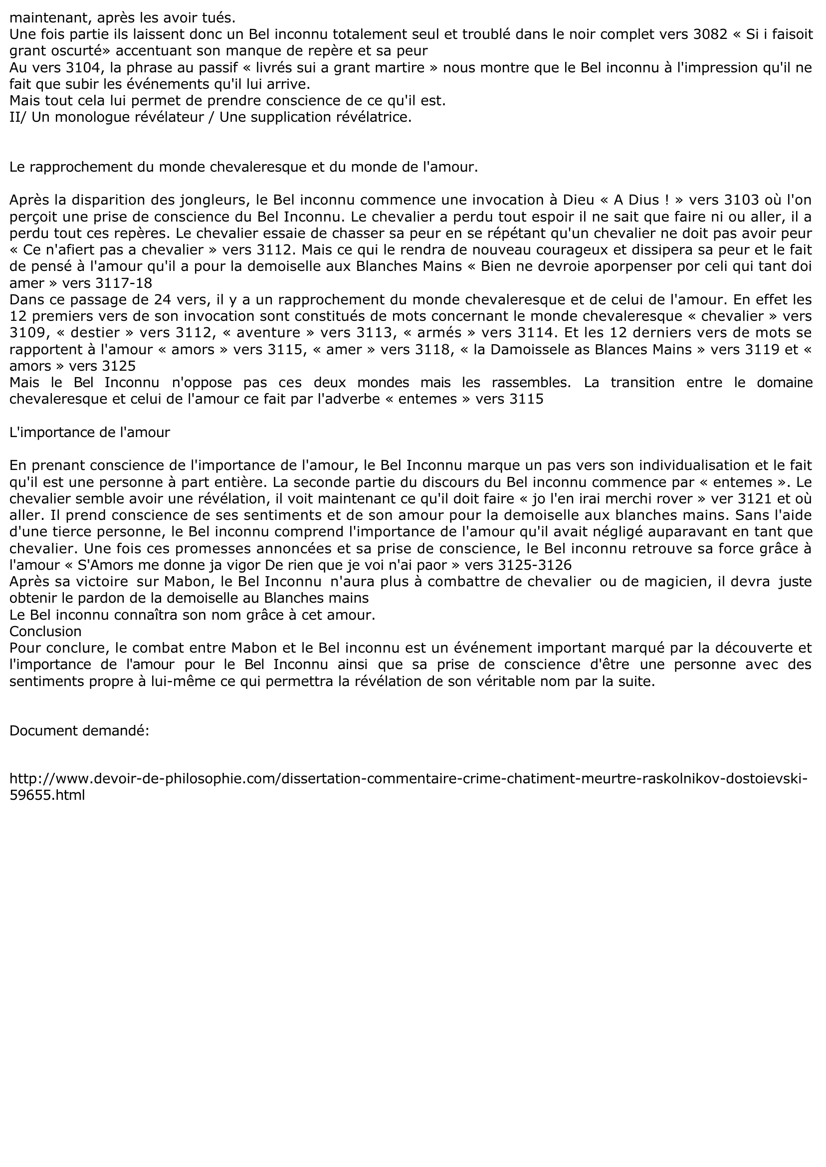 Prévisualisation du document LE BEL INCONNU de Renaud de Beaujeu