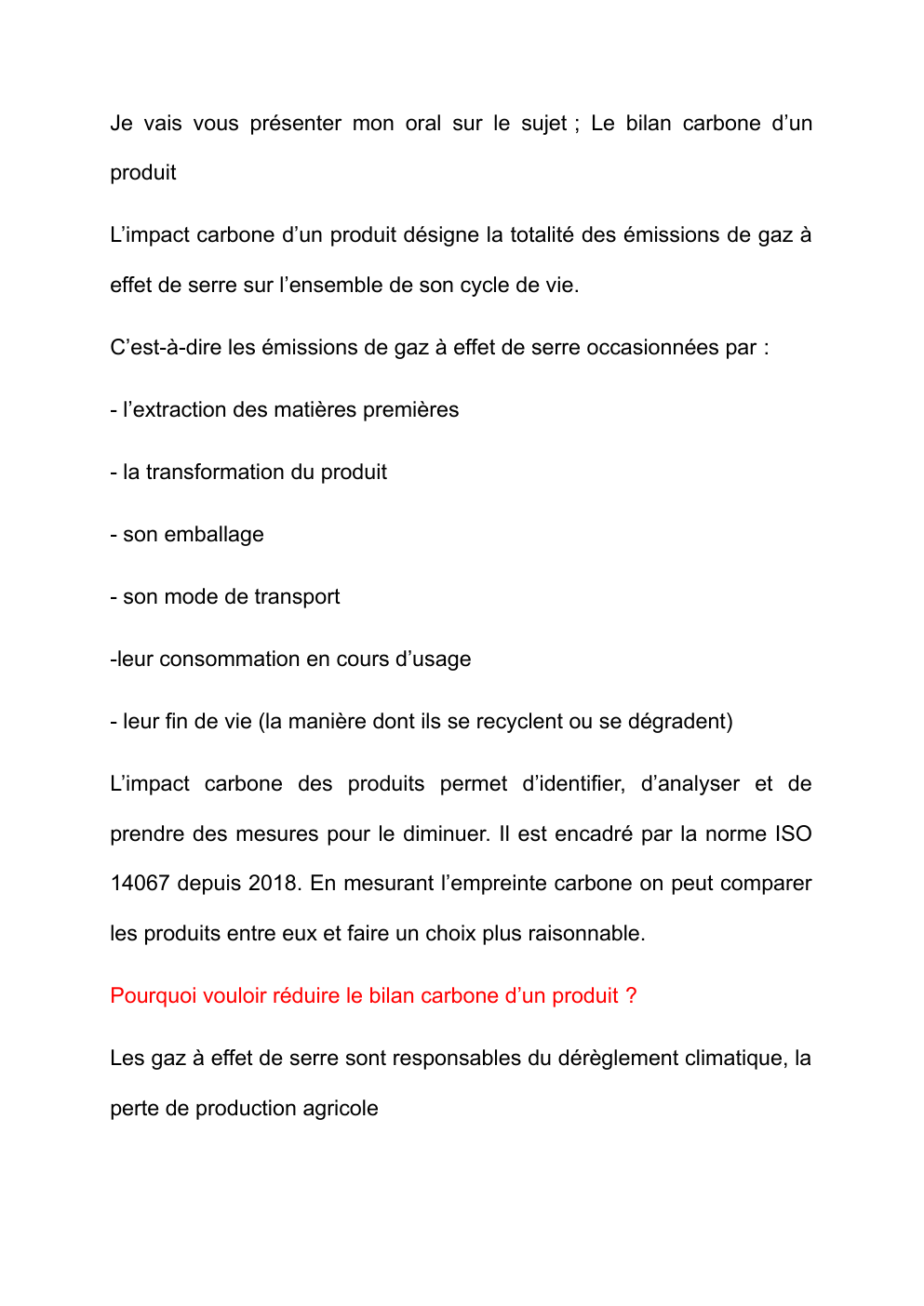 Prévisualisation du document le bilan carbone d'un produit