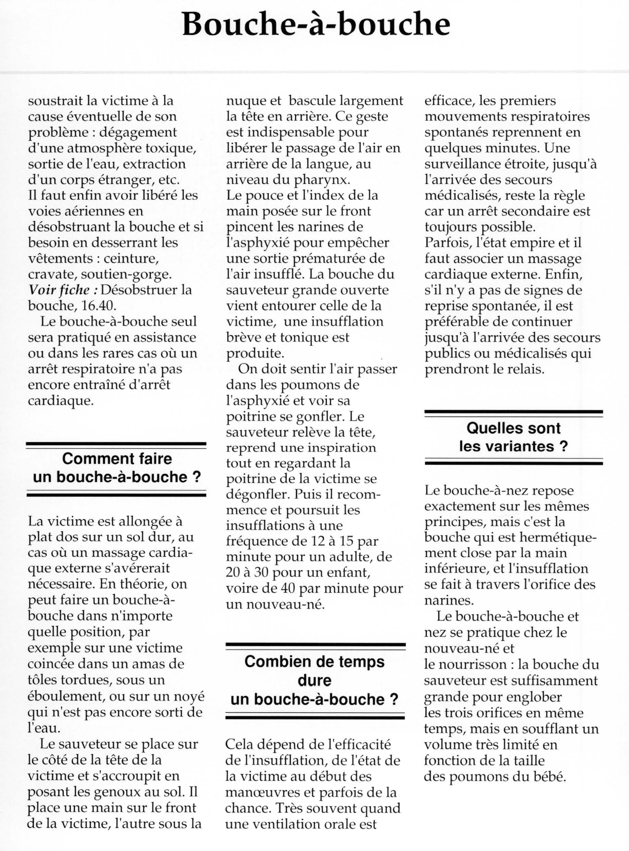Prévisualisation du document Le Bouche-à-bouche.