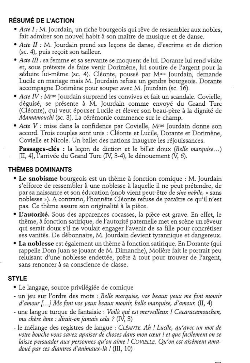 Prévisualisation du document Le Bourgeois gentilhomme 1670  Molière (résumé de l'oeuvre & analyse détaillée)