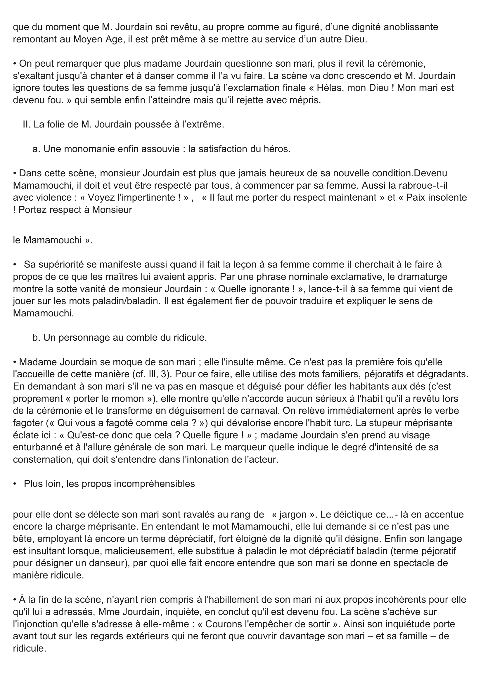 Prévisualisation du document Le Bourgeois Gentilhomme Molière V, 1