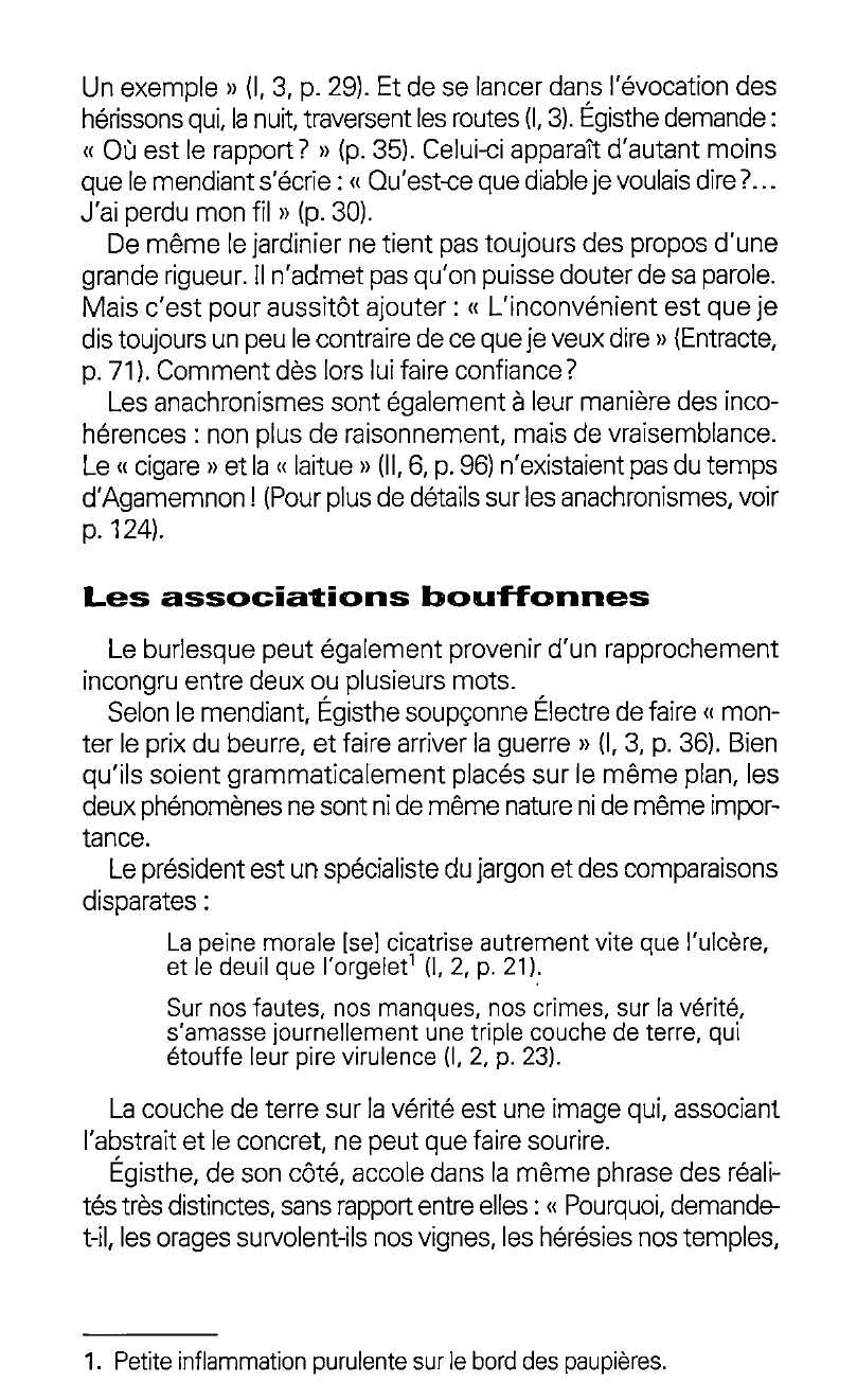 Prévisualisation du document Le burlesque dans Electre de Jean Giraudoux