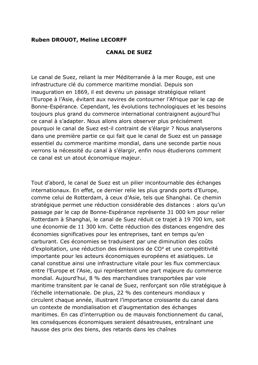 Prévisualisation du document le canal de suez