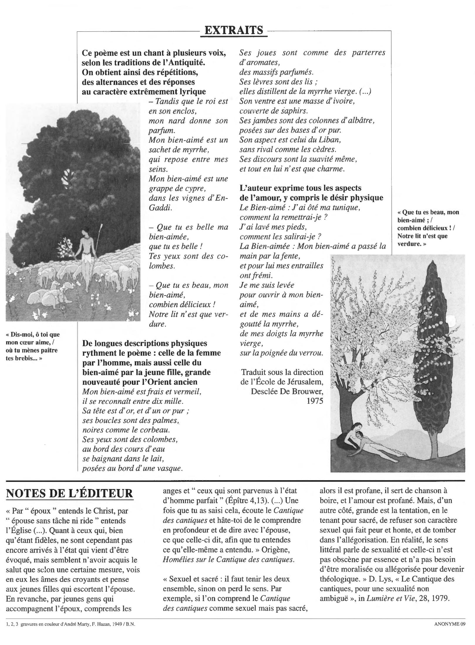 Prévisualisation du document Le Cantique des cantiques