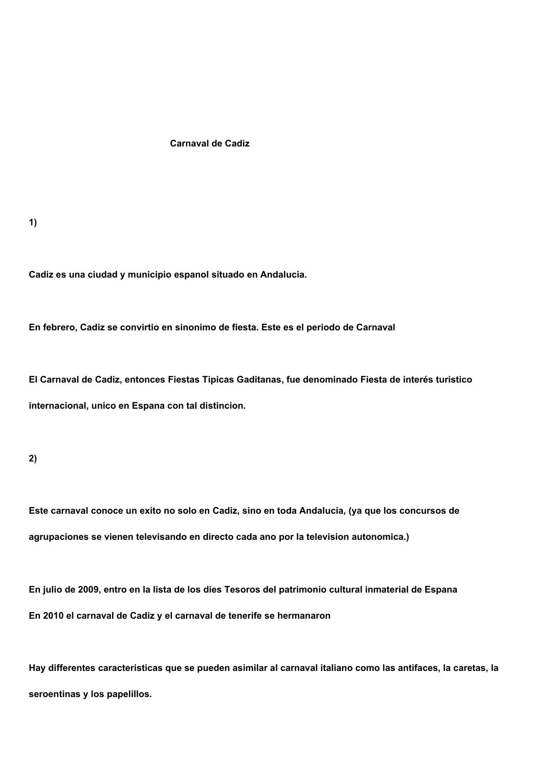 Prévisualisation du document Le carnaval de Cadix