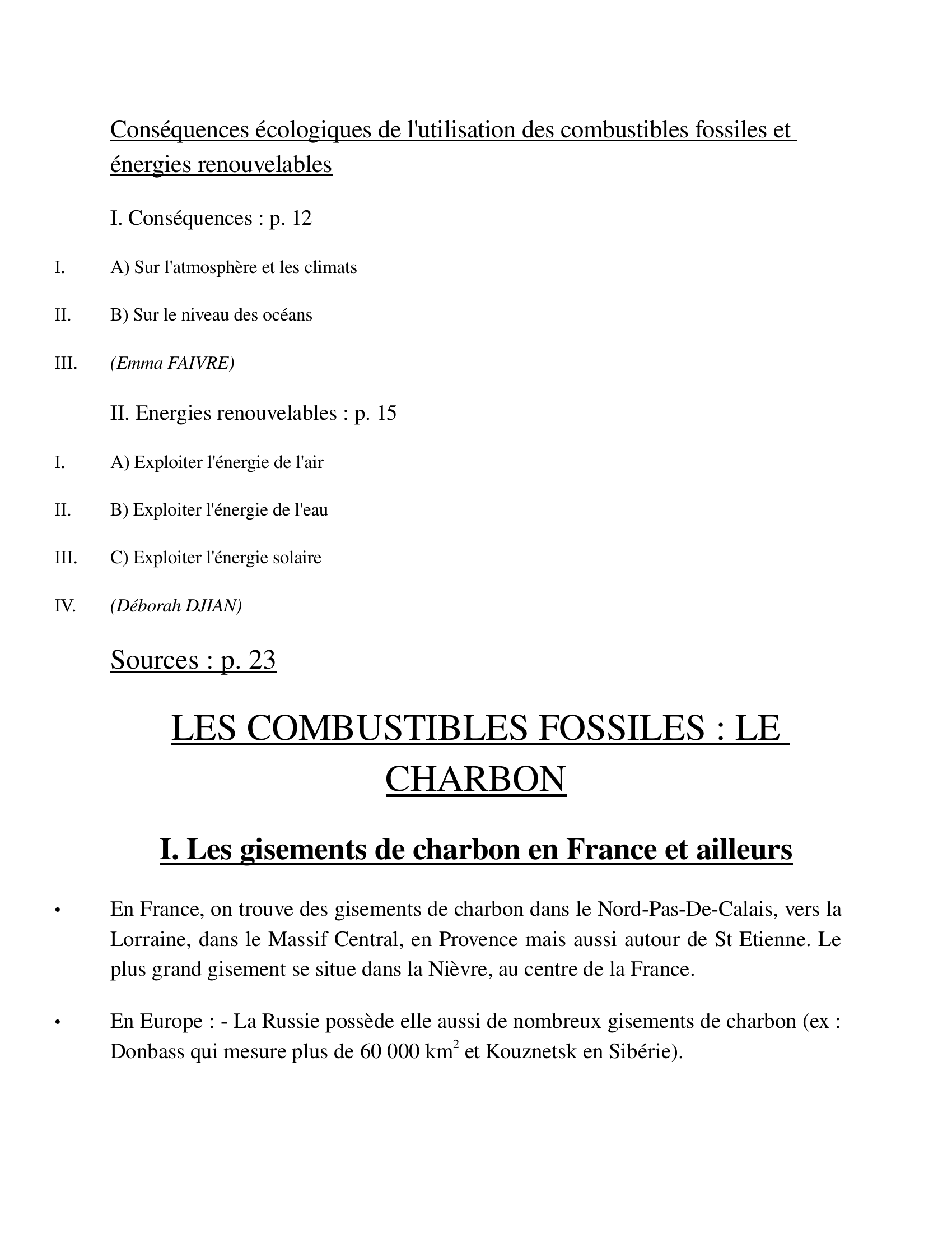 Prévisualisation du document Le Charbon - SVT