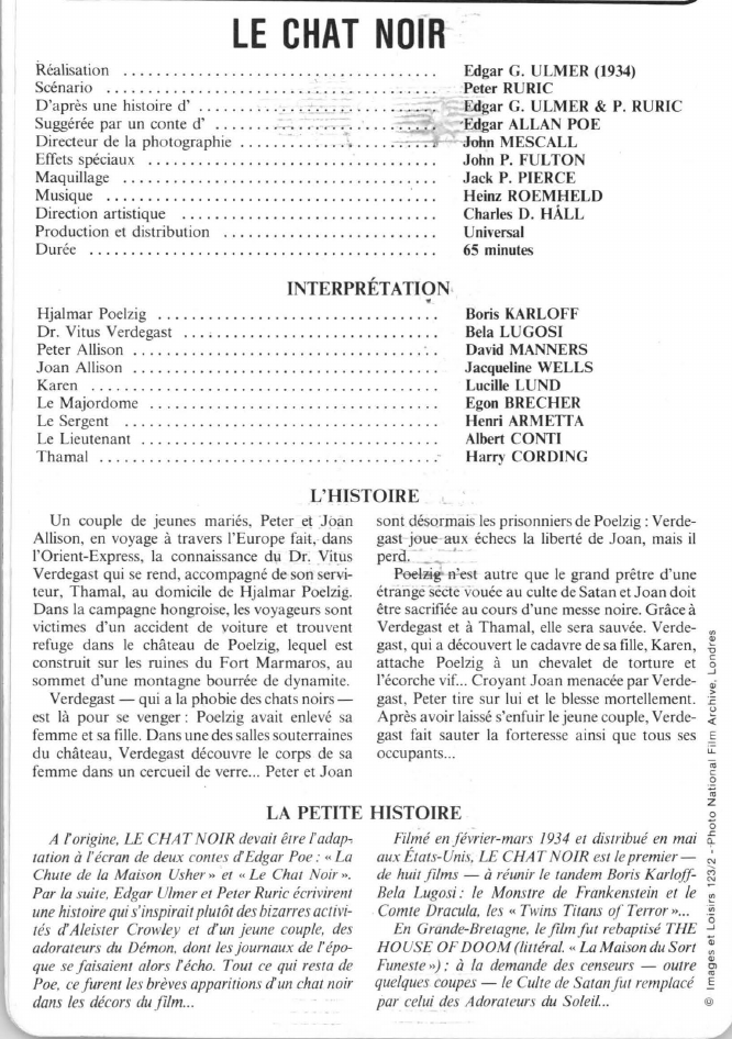 Prévisualisation du document LE CHAT NOIR