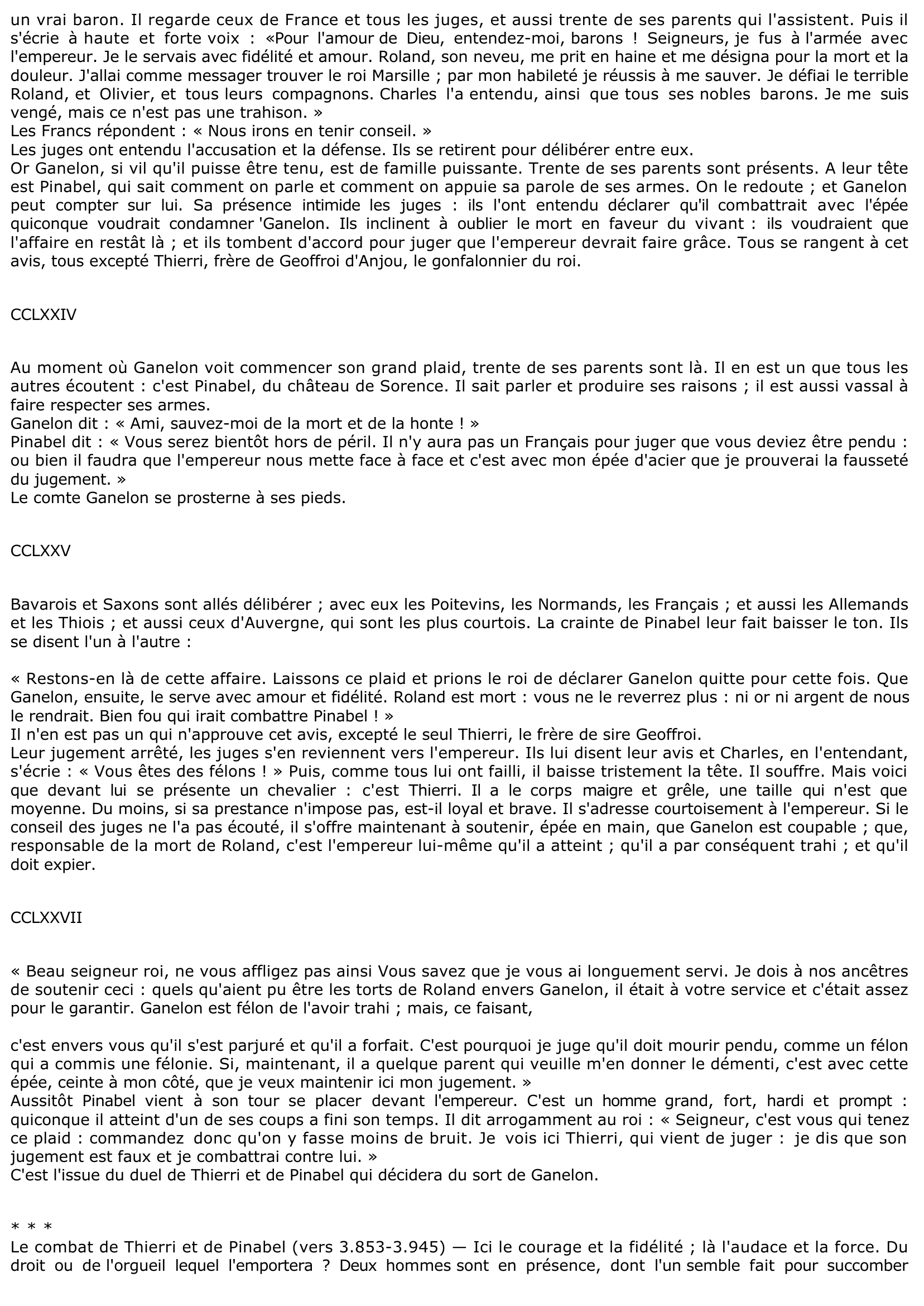 Prévisualisation du document LE CHATIMENT DE GANELON (vers 3.675-4.002) - LA CHANSON DE ROLAND