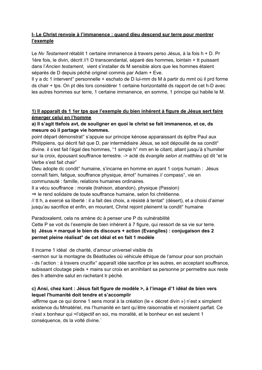 Prévisualisation du document Le Christ