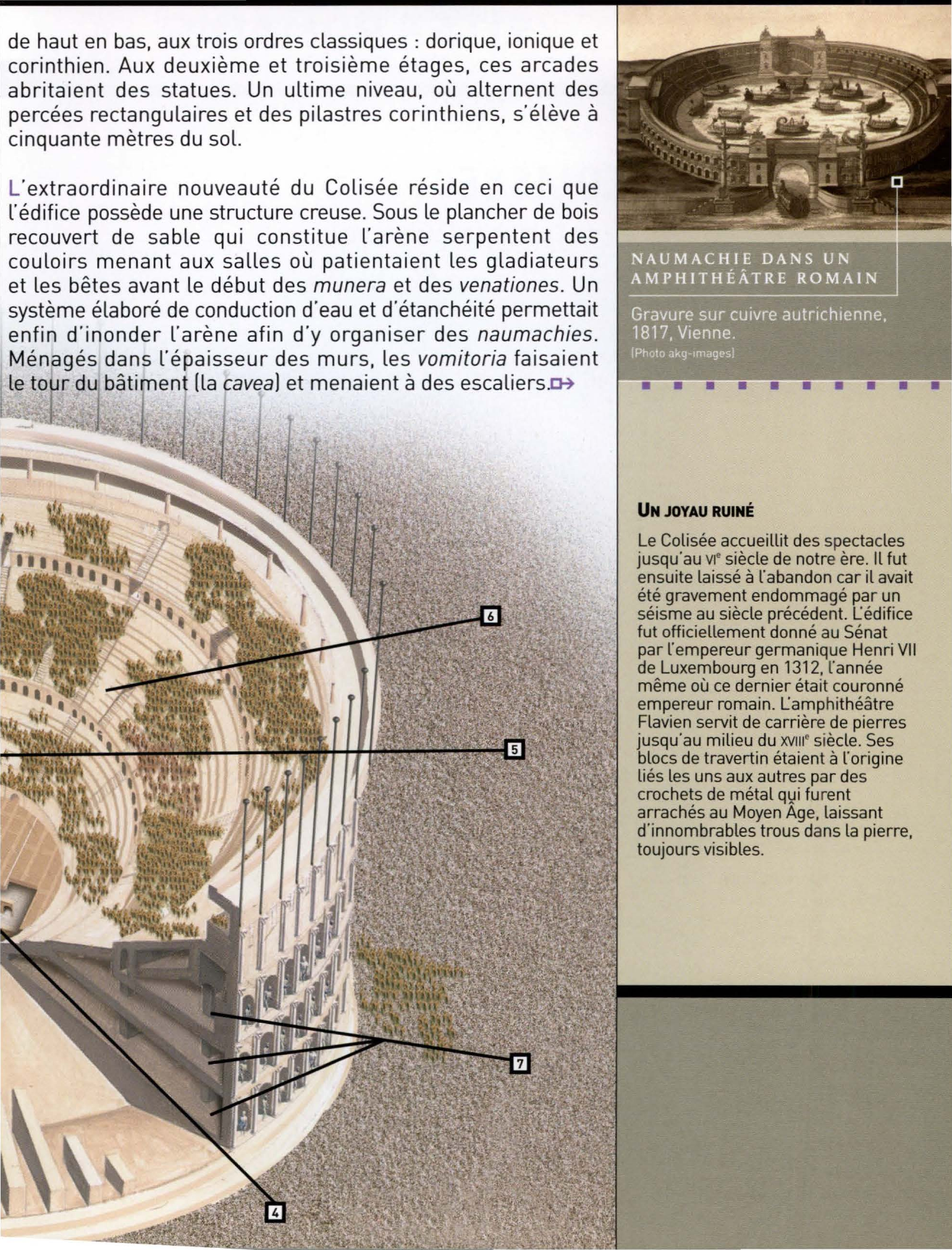 Prévisualisation du document LE COLISEE : Modèle de l'amphithéâtre romain