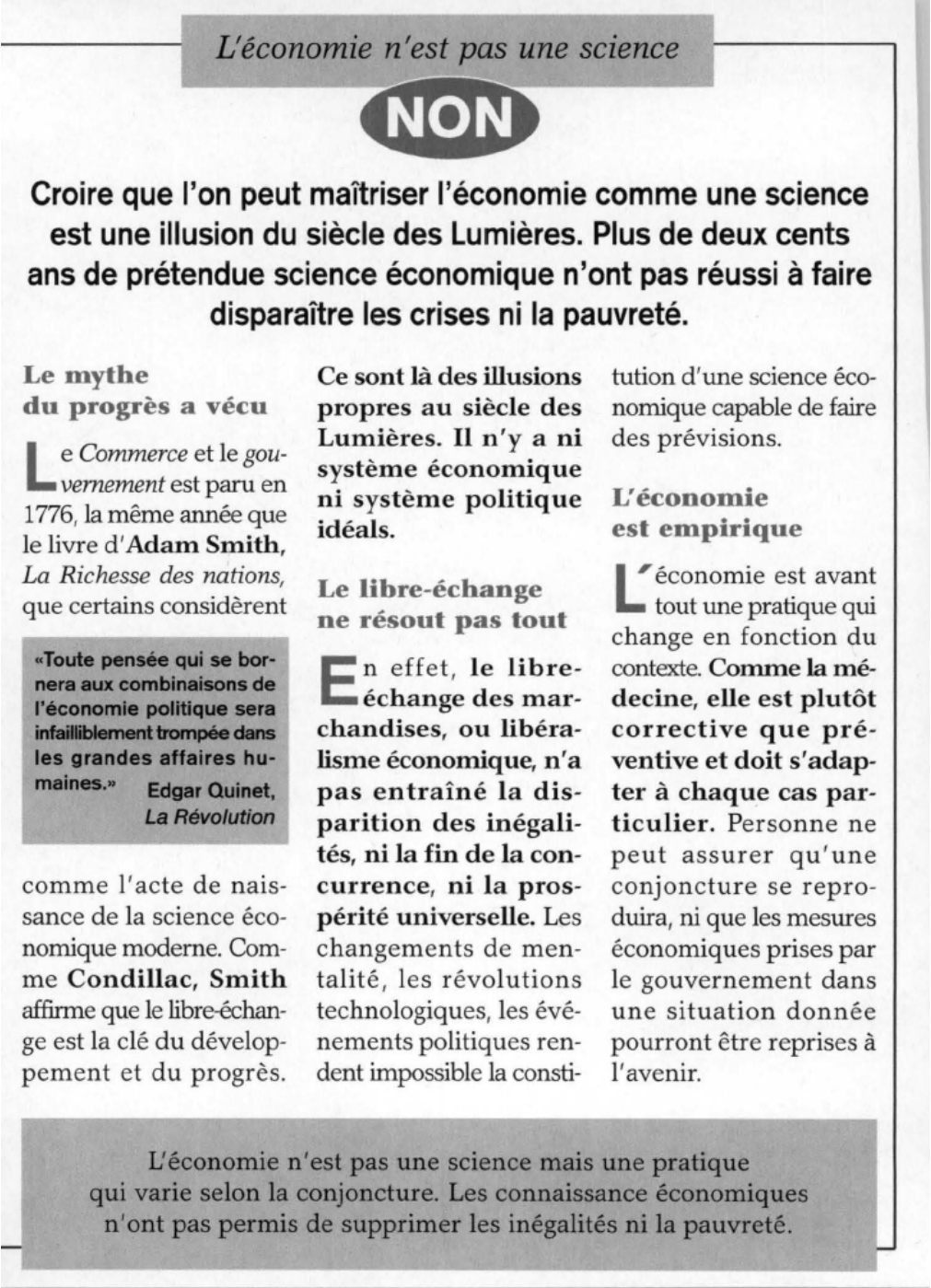 Prévisualisation du document Le Commerce et le gouvernement - Etienne Bonnot de Condillac (résumé et analyse)