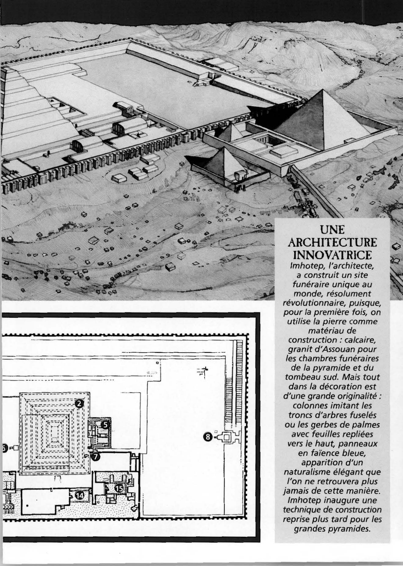 Prévisualisation du document Le complexe funéraire de Djoser à Saqqarah