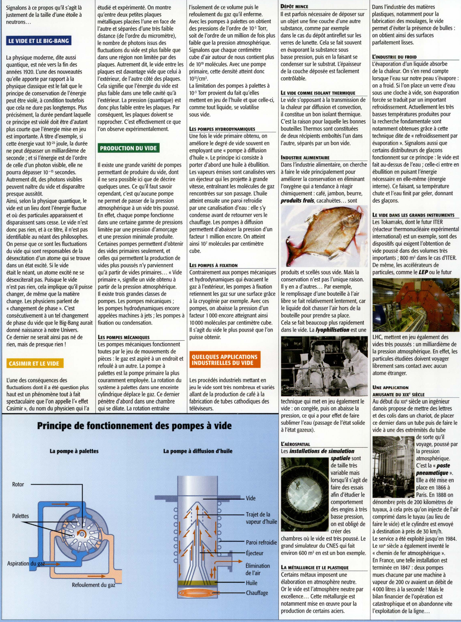 Prévisualisation du document LE CONCEPT DE VIDE EN PHYSIQUE (Travaux Pratiques Encadrés - Espaces pédagogiques interactifs)