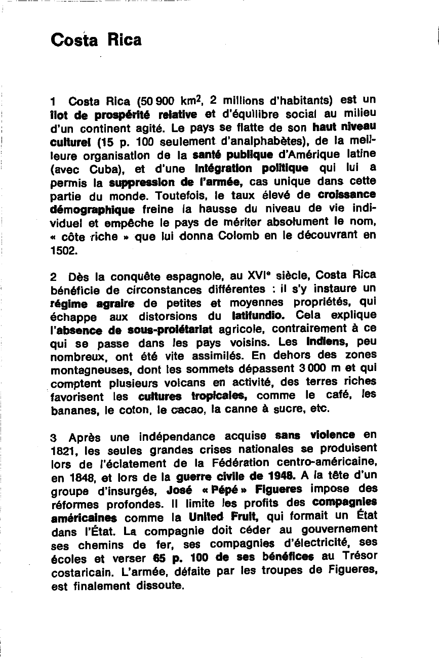 Prévisualisation du document Le Costa Rica