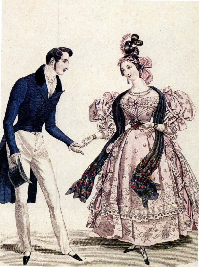 Prévisualisation du document LE COSTUME ENTRE 1815 ET 1850: Histoire de la mode.