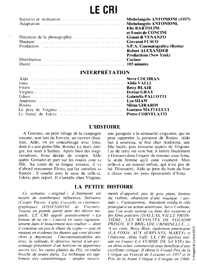 Prévisualisation du document le cri