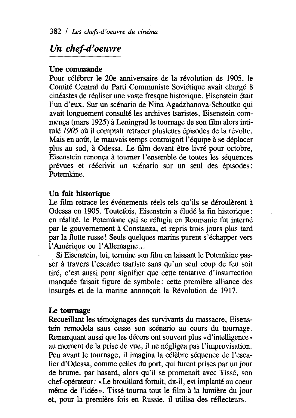 Prévisualisation du document Le Cuirassé Potemkine 1925 Serge Eisenstein (1898-1948)
