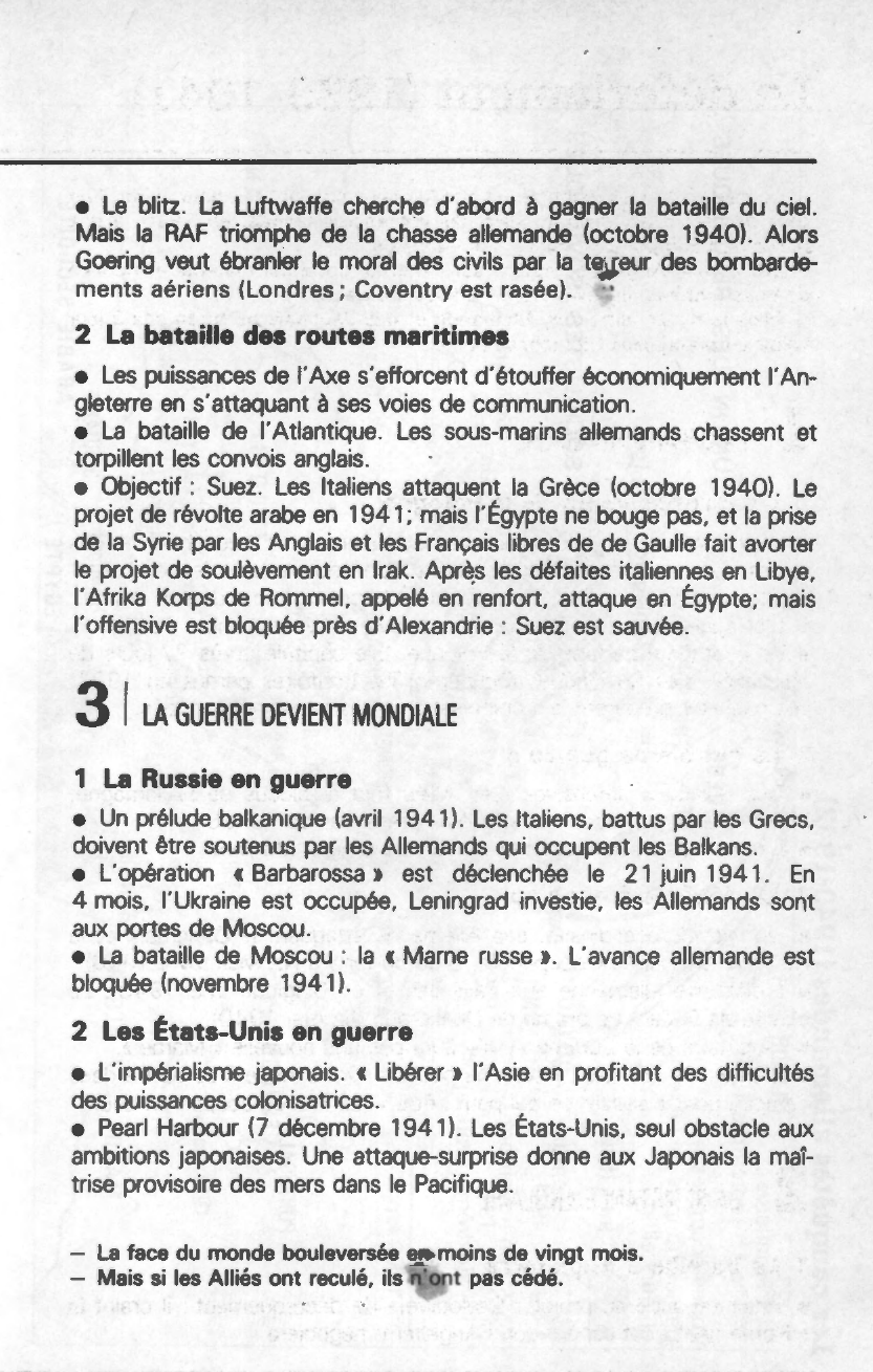 Prévisualisation du document Le déferlement (1939-1941) - HISTOIRE