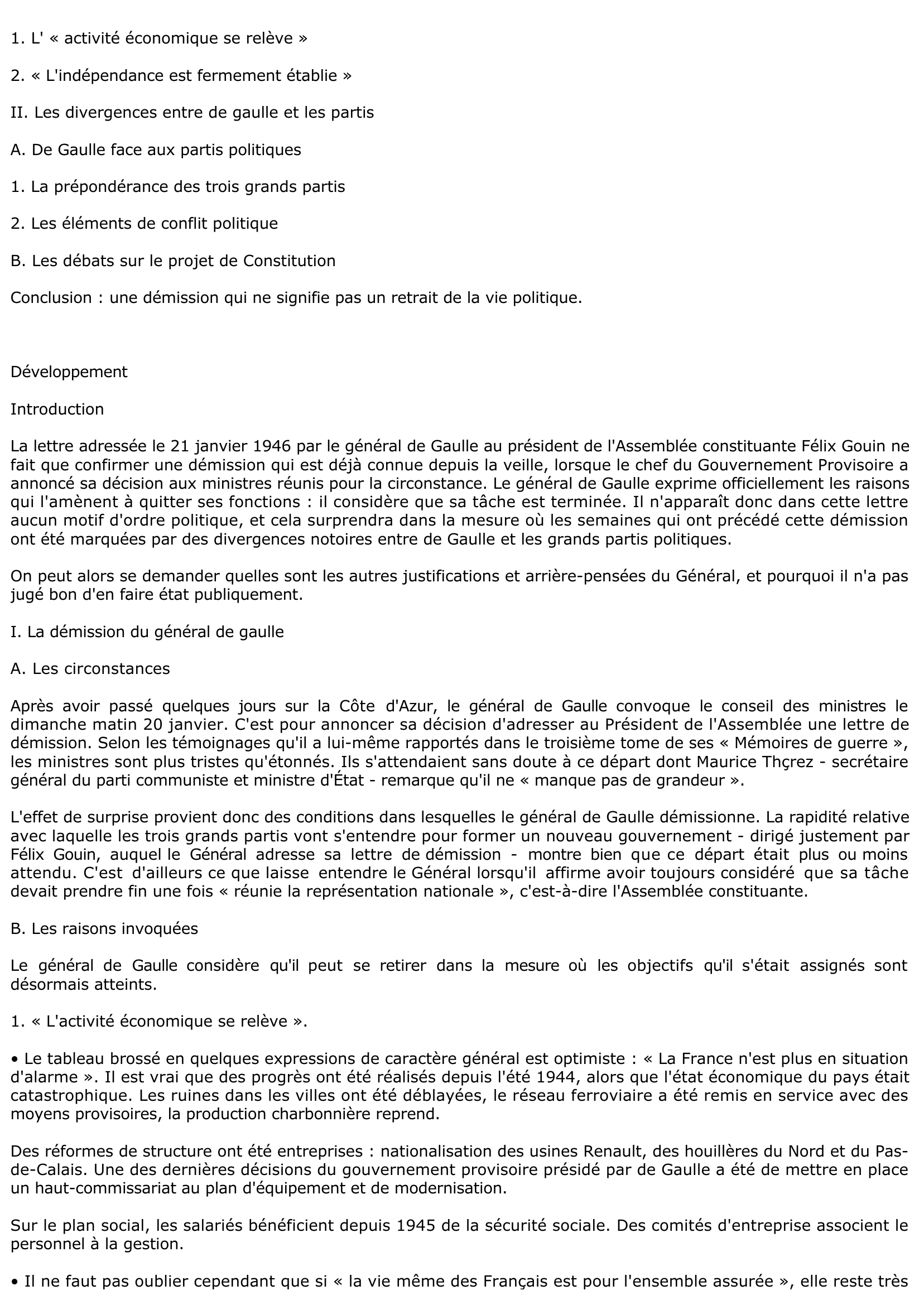Prévisualisation du document LE DÉPART DU GÉNÉRAL DE GAULLE