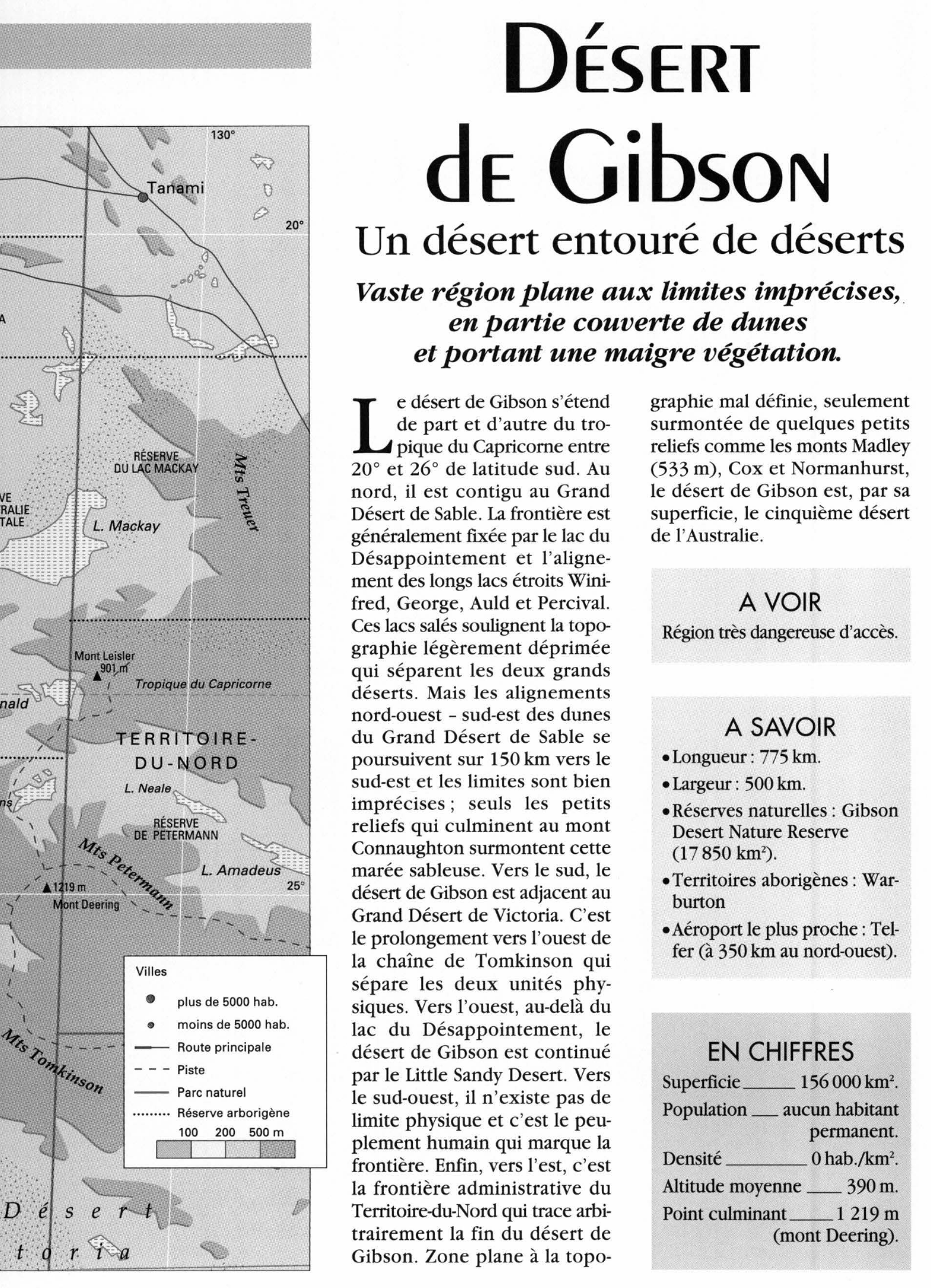 Prévisualisation du document Le désert de Gibson