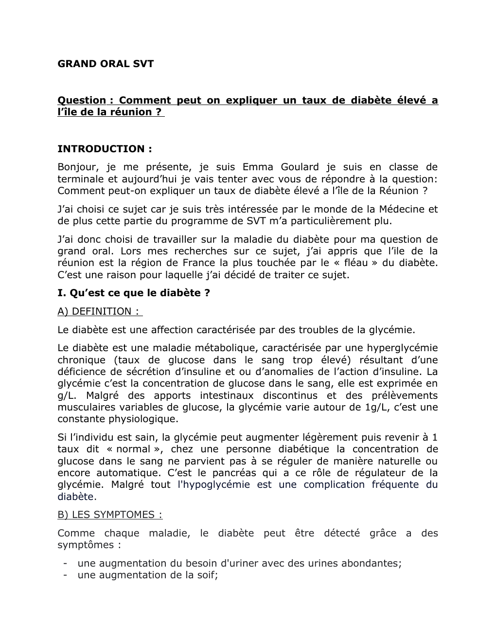 Prévisualisation du document Le diabète à l'île de la Réunion